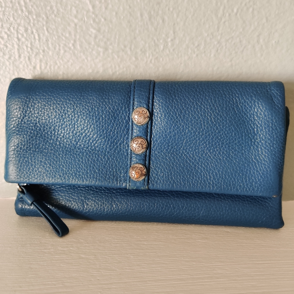 Brighton Turquoise Blue Nolita Wallet - Picture 5 of 13